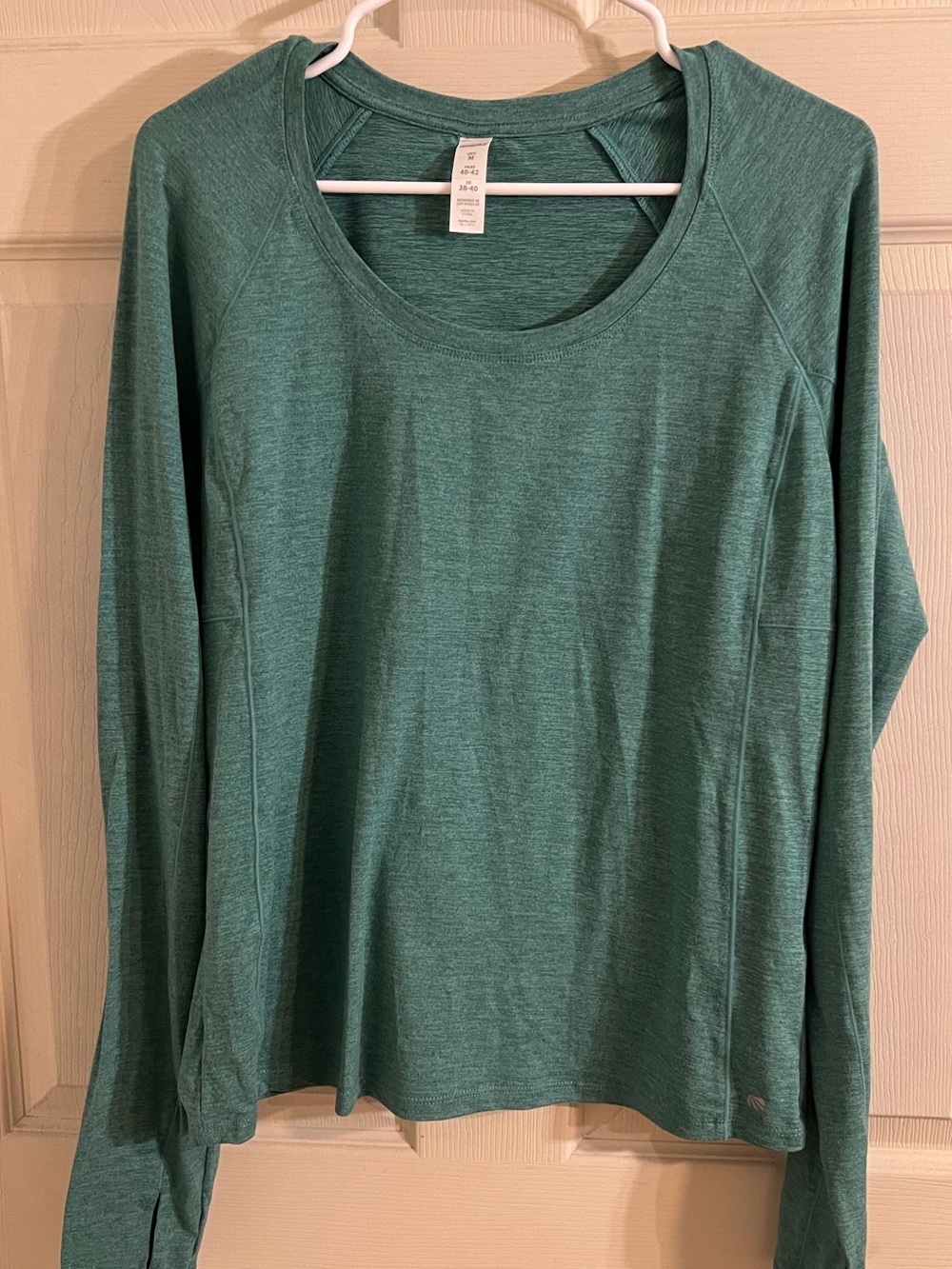 NWOT Women’s Marika Sz M Athletic Long-Sleeve Performance Top - Teal Green NWOT